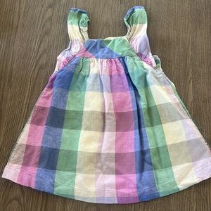 Baby Gap plaid tank dress